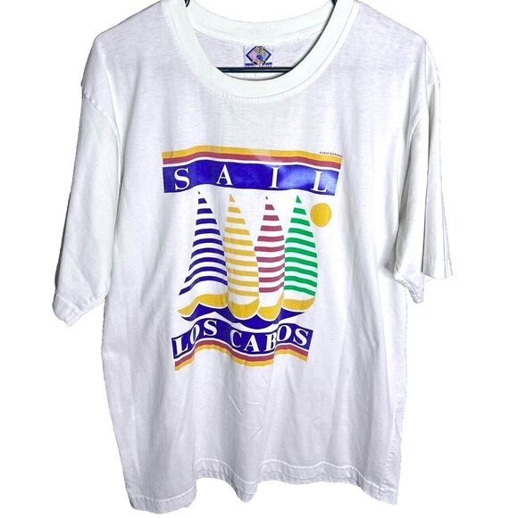 Vintage 90’s Los Cabos Single Stitch T Shirt - Picture 1 of 3
